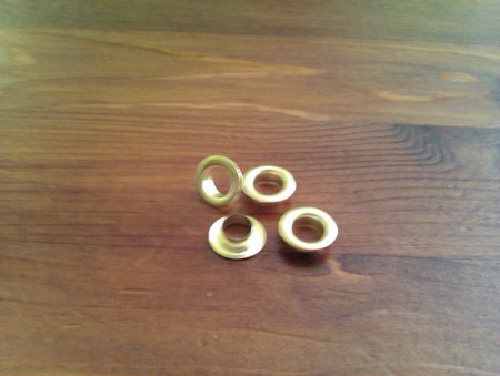Ollaos dorados medianos - 3cent. unidad