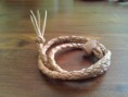 Lonja de cuero trenzado redondo, uso rapido. - 7€